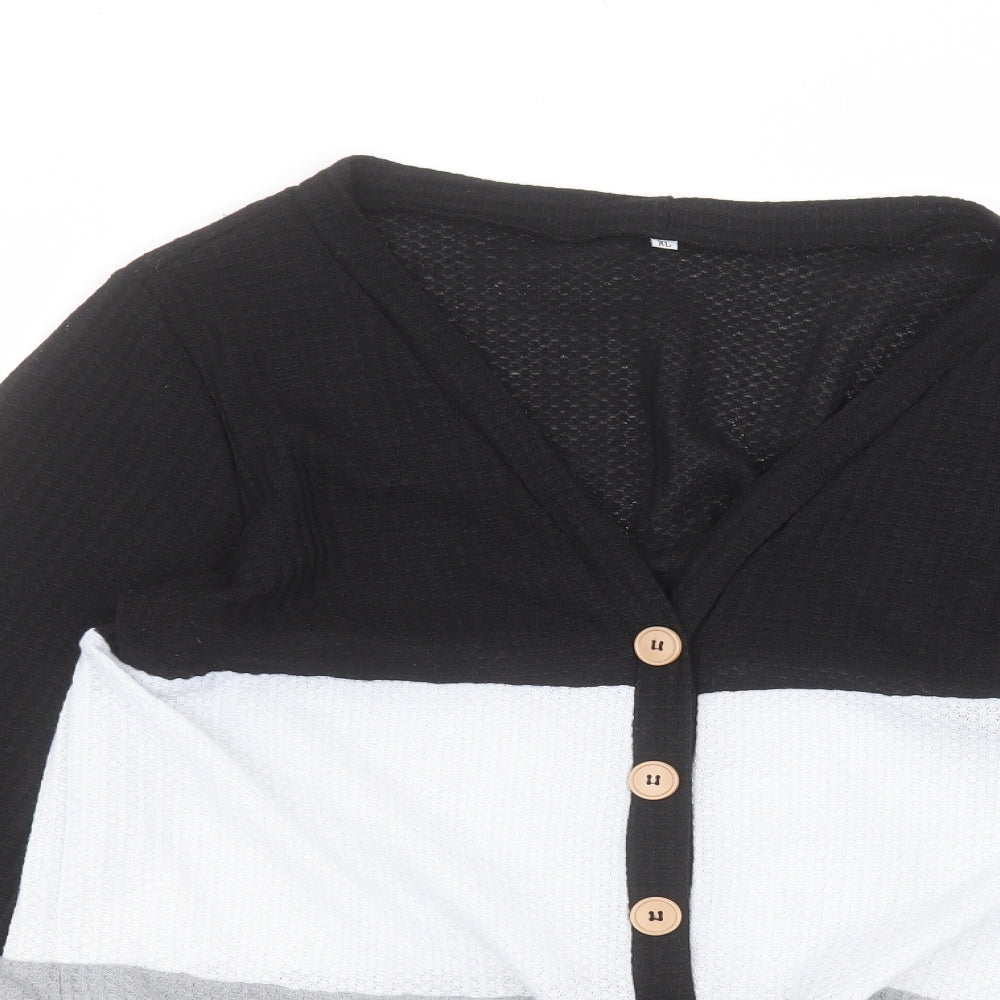 Womens UK Size XL Preworn Black Pullover Jumper