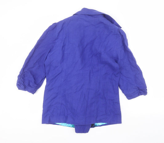 Womens UK Size 14 Per Una Blue Jacket