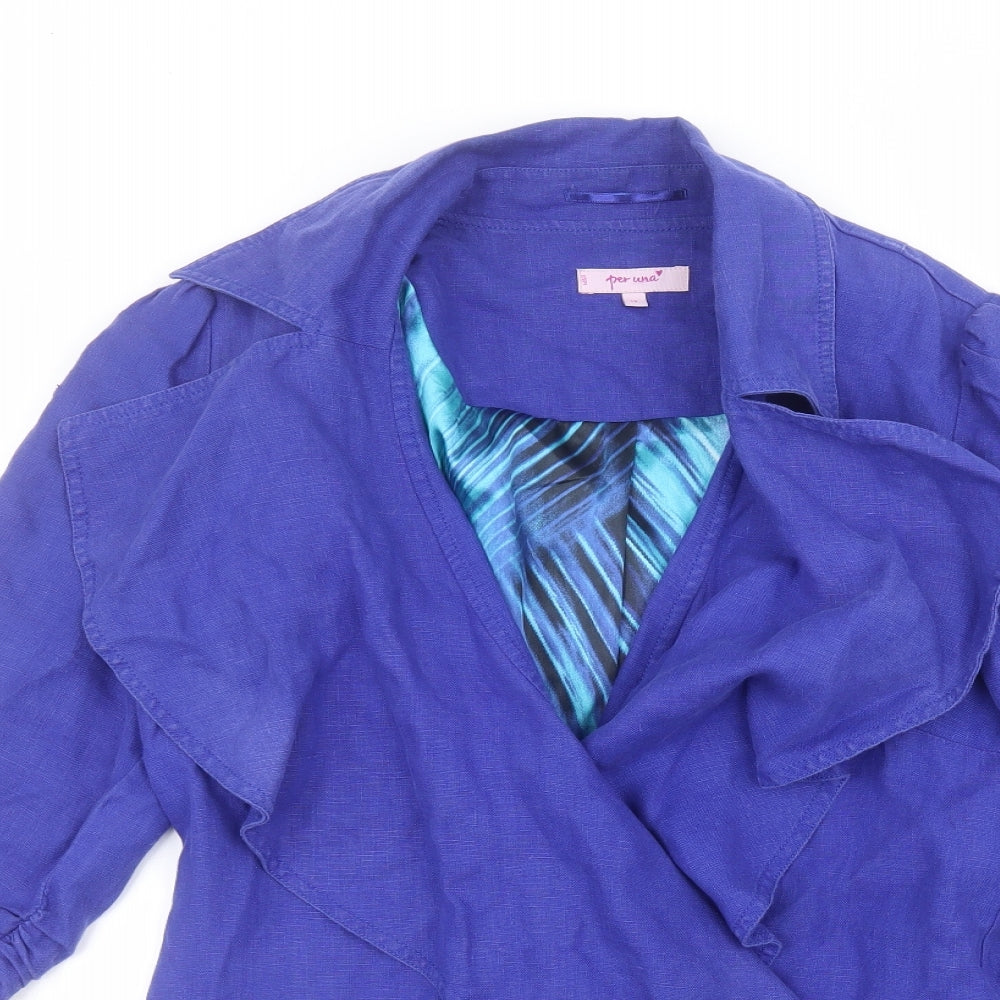 Womens UK Size 14 Per Una Blue Jacket