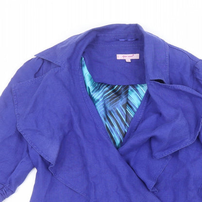 Womens UK Size 14 Per Una Blue Jacket