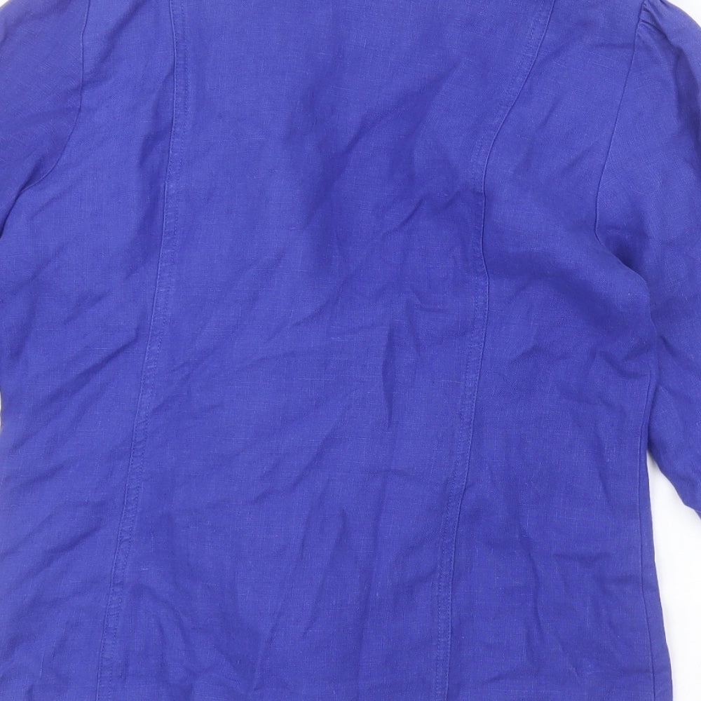 Womens UK Size 14 Per Una Blue Jacket