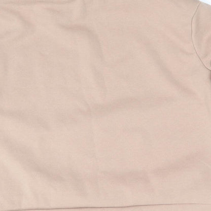 Peacocks Womens Beige  Polyester Pullover Sweatshirt Size M