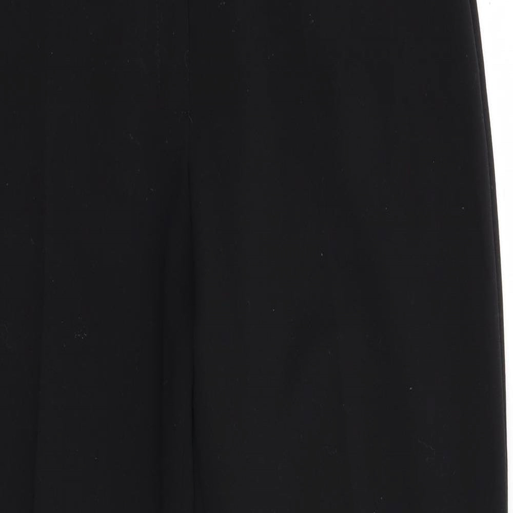Womens UK Size 12 Marks and Spencer Regular Fit  Black Trousers