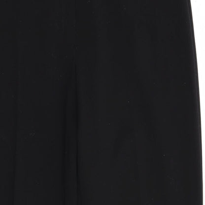 Womens UK Size 12 Marks and Spencer Regular Fit  Black Trousers