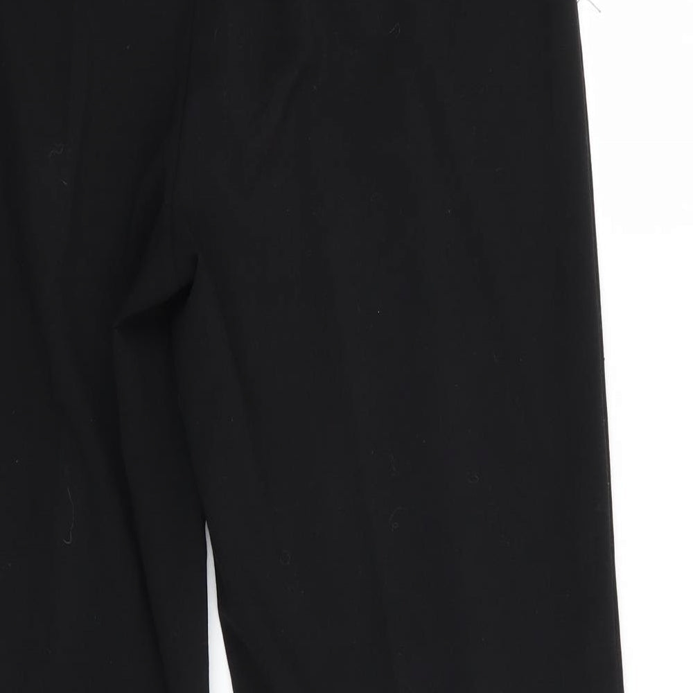 Womens UK Size 12 Marks and Spencer Regular Fit  Black Trousers