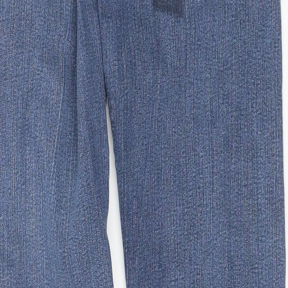 Afibel Womens Blue  Cotton Straight Jeans Size 12 L28 in Regular