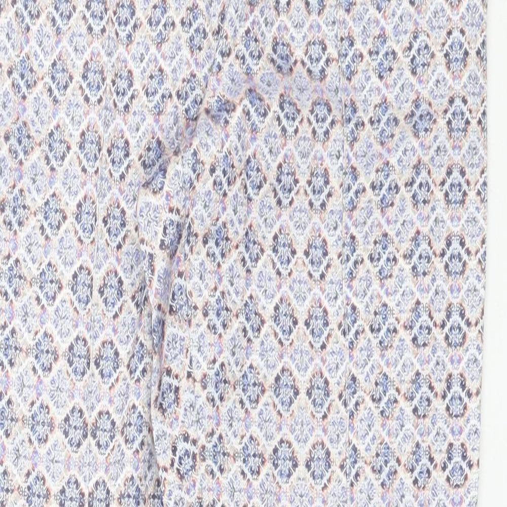 Womens UK Size 10 Topshop Regular Fit  Blue Trousers