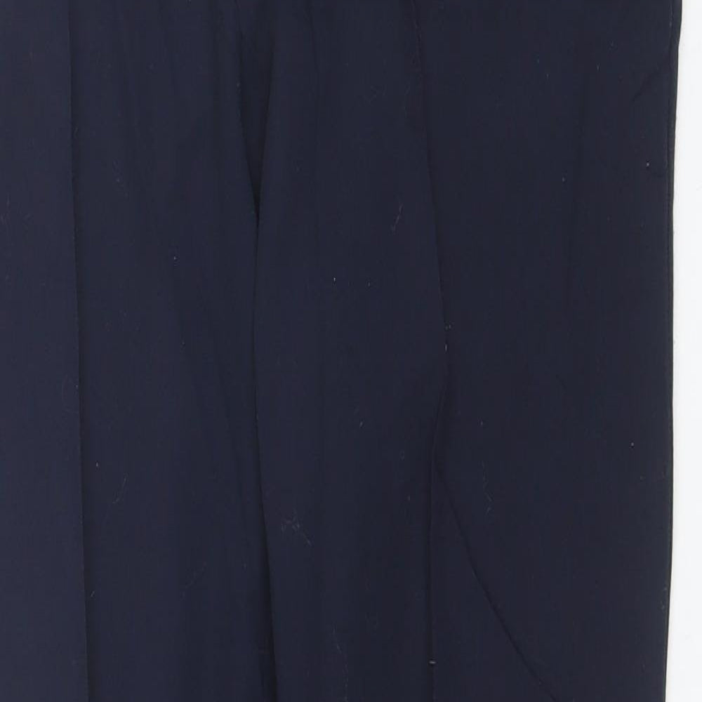 Womens UK Size 8 Dorothy Perkins Regular Fit Dress Pants Blue Trousers
