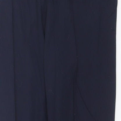 Womens UK Size 8 Dorothy Perkins Regular Fit Dress Pants Blue Trousers