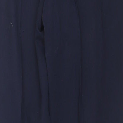 Womens UK Size 8 Dorothy Perkins Regular Fit Dress Pants Blue Trousers