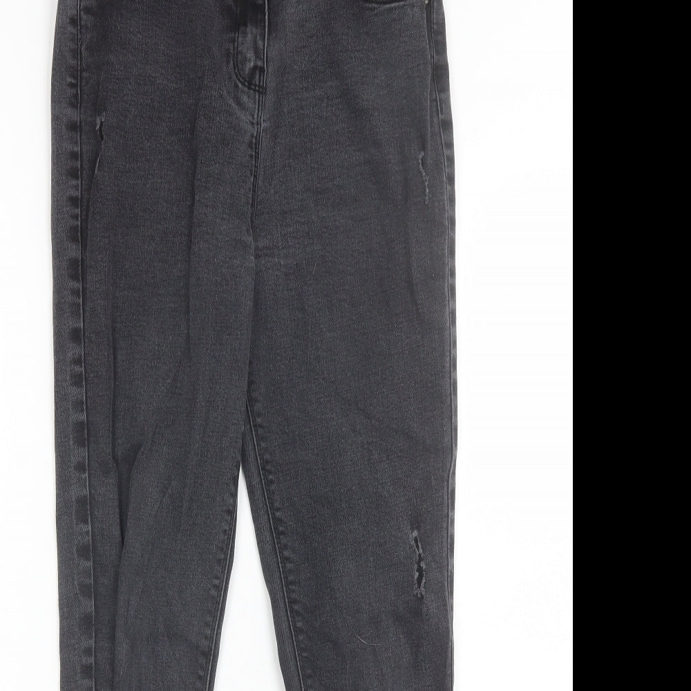 Matalan Girls Black  Cotton Skinny Jeans Size 12 Years  Regular