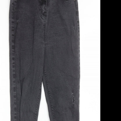 Matalan Girls Black  Cotton Skinny Jeans Size 12 Years  Regular