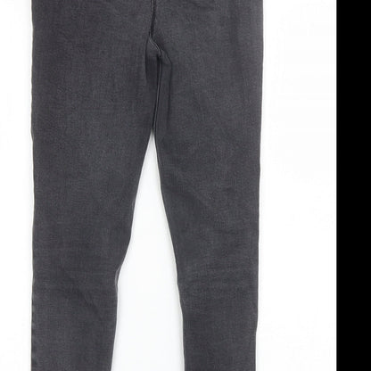 Matalan Girls Black  Cotton Skinny Jeans Size 12 Years  Regular