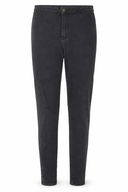 Front view of Berska women’s black cotton jegging jeans, size UK 8, 28-inch leg regular