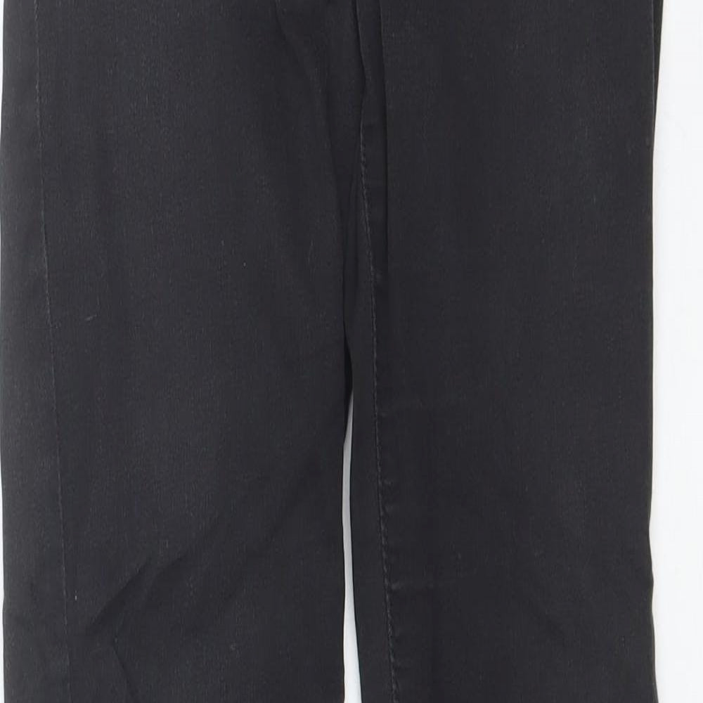 Berska Womens Black  Cotton Jegging Jeans Size 8 L28 in Regular