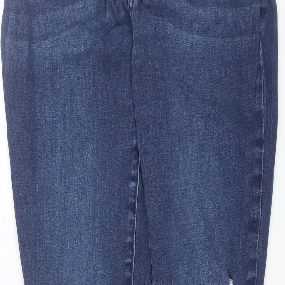 Just Fabulous Womens Blue  Cotton Skinny Jeans Size 27 in L27 in Regular