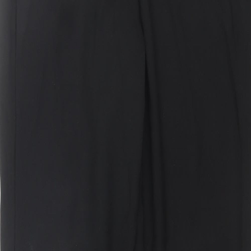Womens UK Size 12 John Lewis Regular Fit Dress Pants Black Trousers