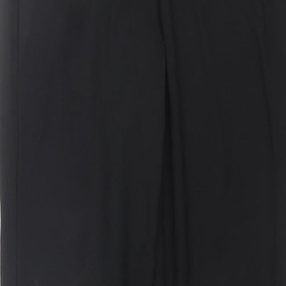 Womens UK Size 12 John Lewis Regular Fit Dress Pants Black Trousers