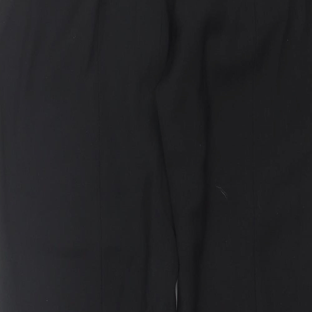Womens UK Size 12 John Lewis Regular Fit Dress Pants Black Trousers