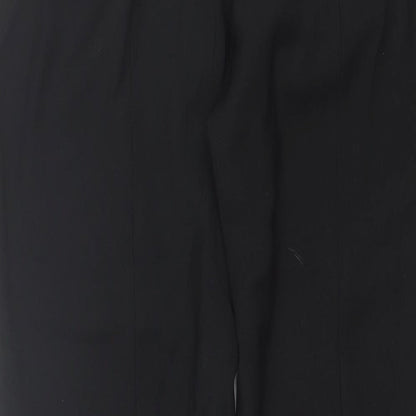 Womens UK Size 12 John Lewis Regular Fit Dress Pants Black Trousers