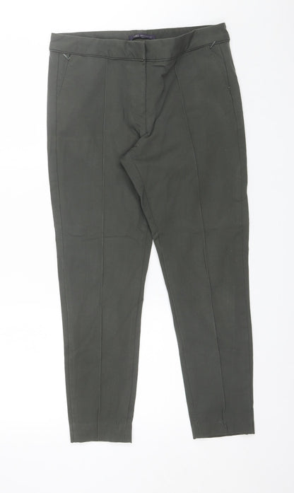 Womens UK Size 30 in Marks and Spencer Regular Fit  Green Trousers