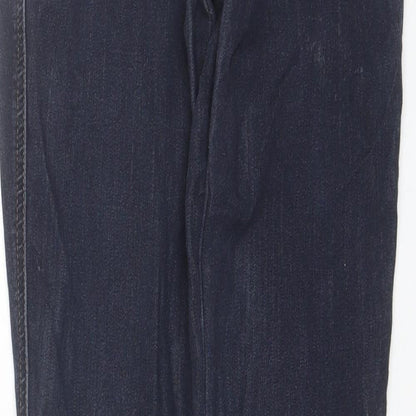 TU Womens Blue  Viscose Skinny Jeans Size 12 L28 in Regular