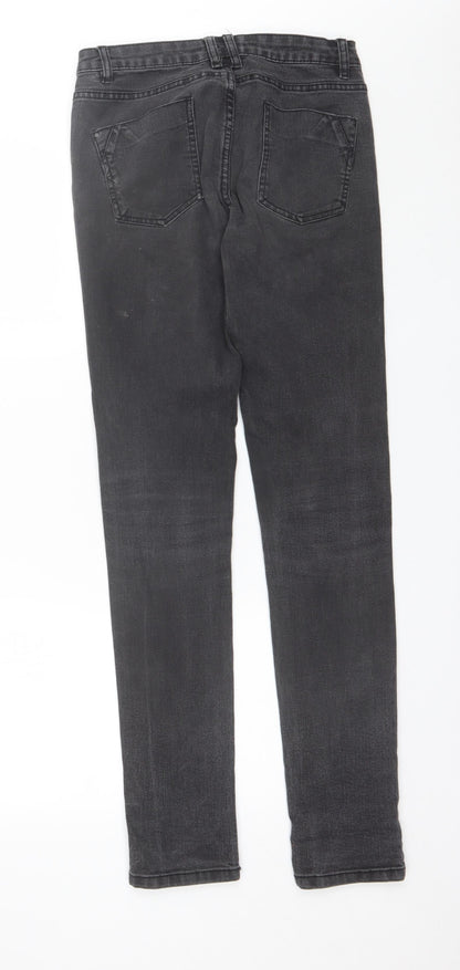 Denim Co Womens Black  Cotton Skinny Jeans Size 8 L31 in Regular