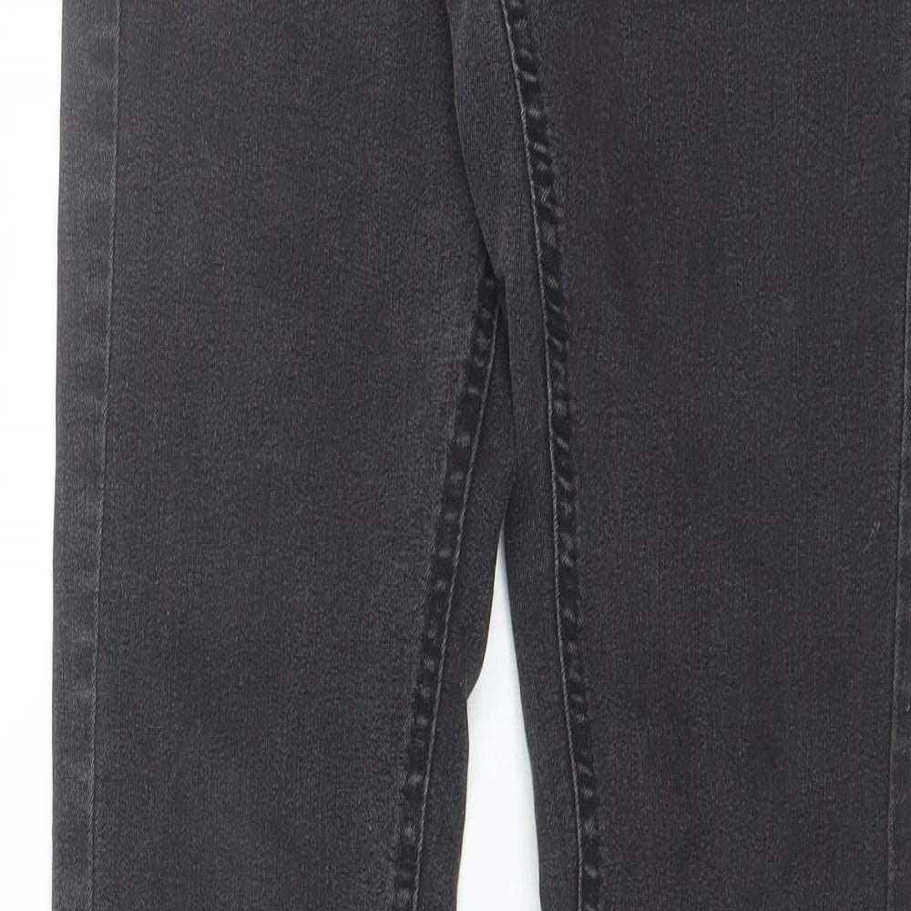 Denim Co Womens Black  Cotton Skinny Jeans Size 8 L31 in Regular