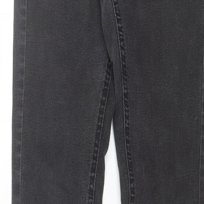 Denim Co Womens Black  Cotton Skinny Jeans Size 8 L31 in Regular