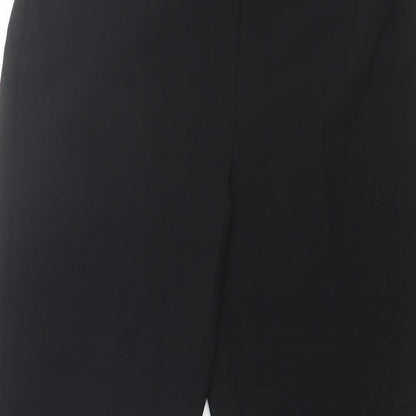 Womens UK Size 34 in MK One Regular Fit Dress Pants Black Trousers