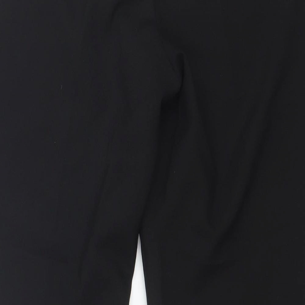 Womens UK Size 34 in MK One Regular Fit Dress Pants Black Trousers