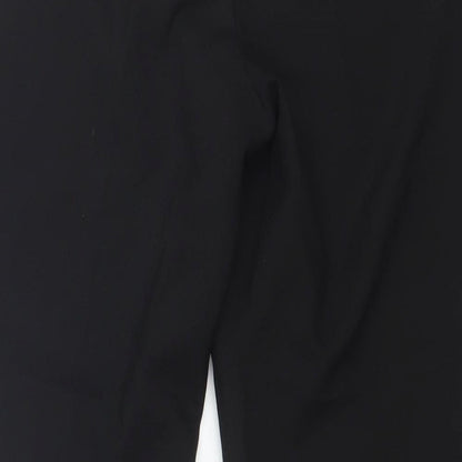 Womens UK Size 34 in MK One Regular Fit Dress Pants Black Trousers