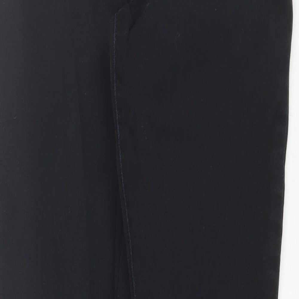 NEXT Womens Black  Cotton Skinny Jeans Size 10 L26 in Regular