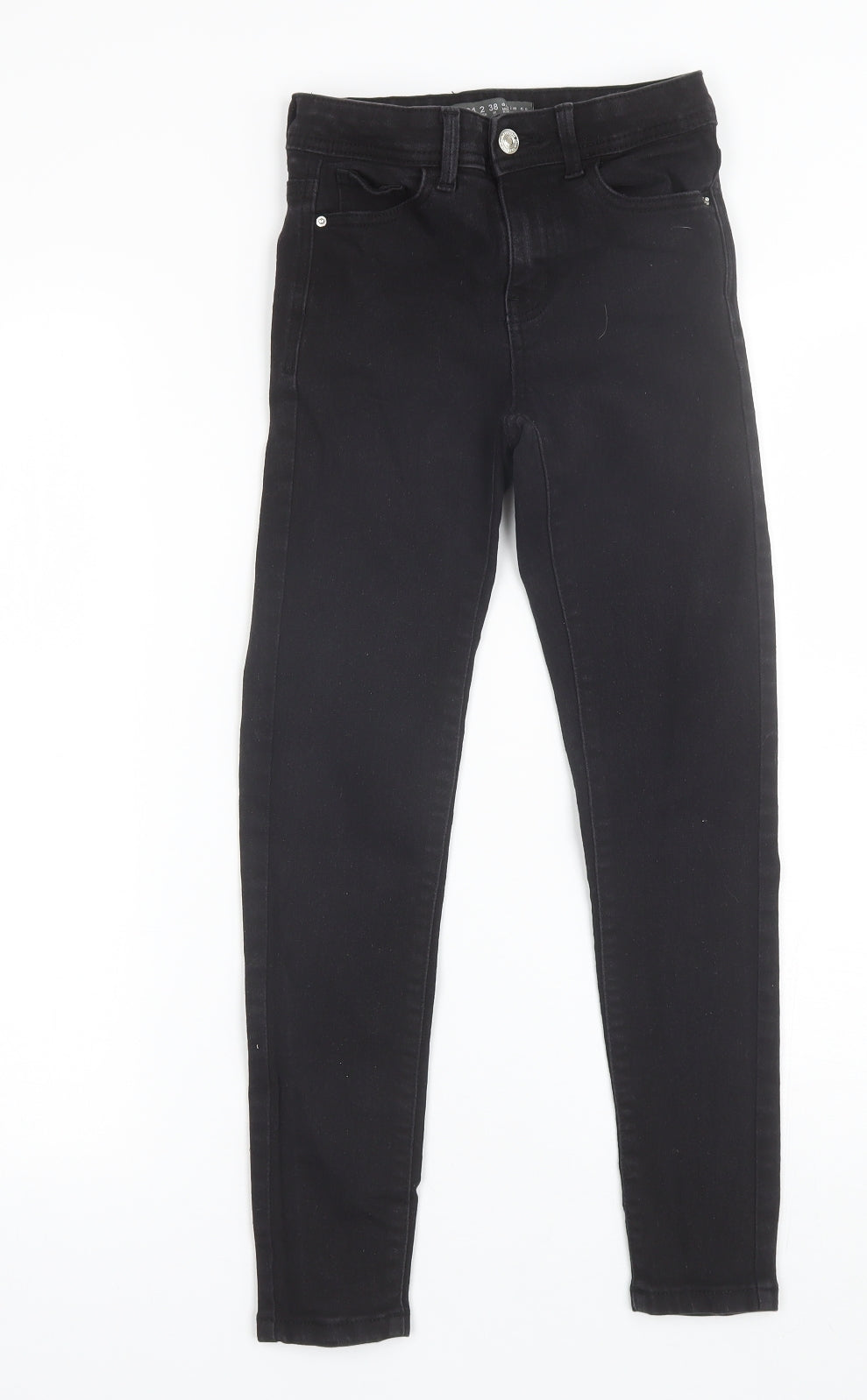 Denim Co Womens Black  Cotton Skinny Jeans Size 6 L24 in Regular