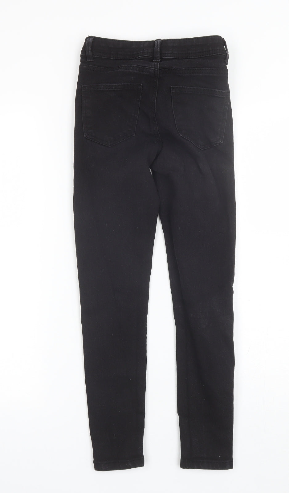 Denim Co Womens Black  Cotton Skinny Jeans Size 6 L24 in Regular