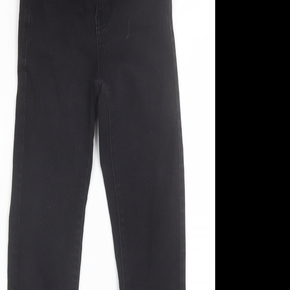 Denim Co Womens Black  Cotton Skinny Jeans Size 6 L24 in Regular