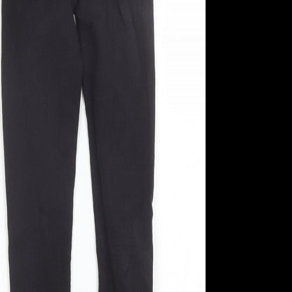 Denim Co Womens Black  Cotton Skinny Jeans Size 6 L24 in Regular