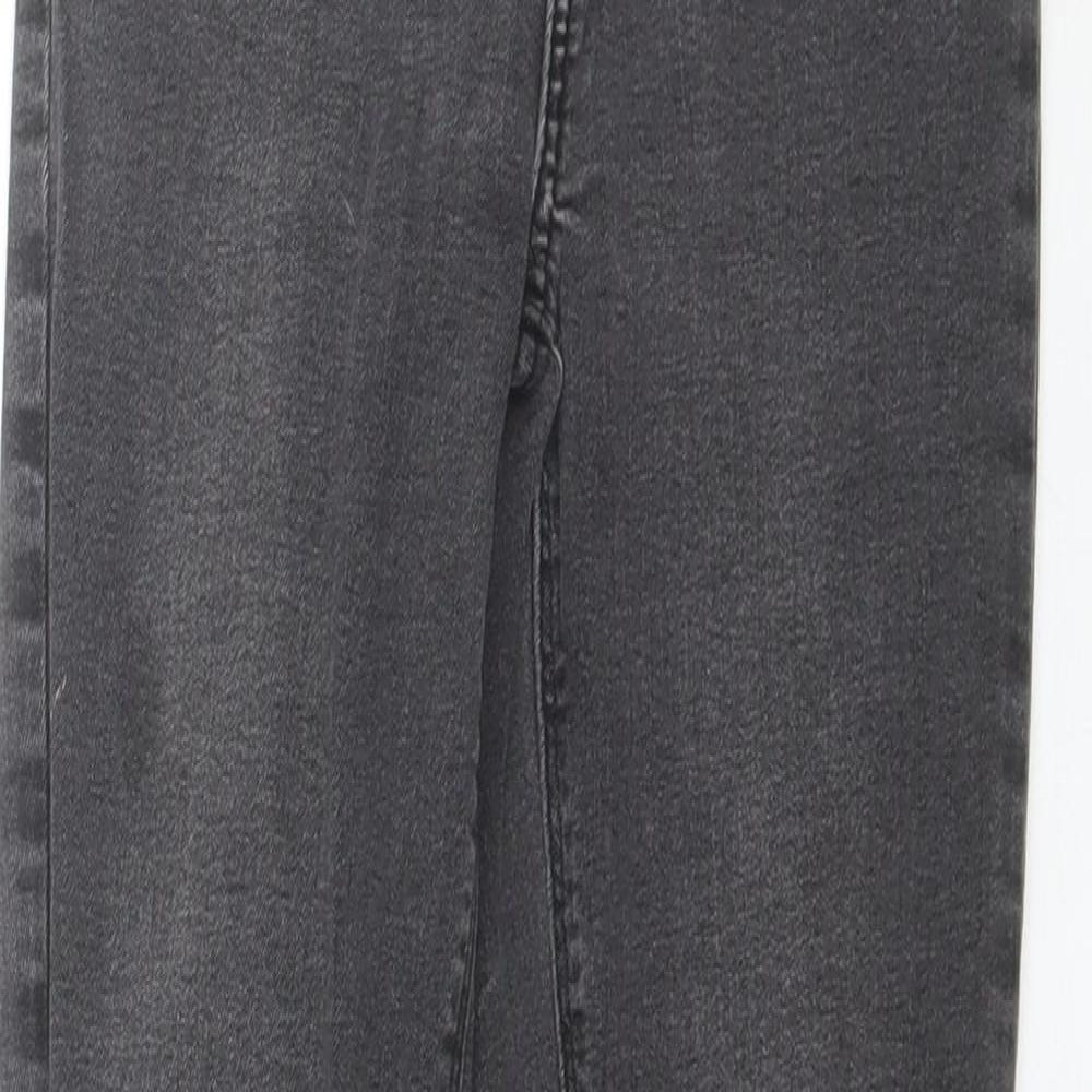 Denim Co Womens Black  Cotton Skinny Jeans Size 6 L26 in Regular