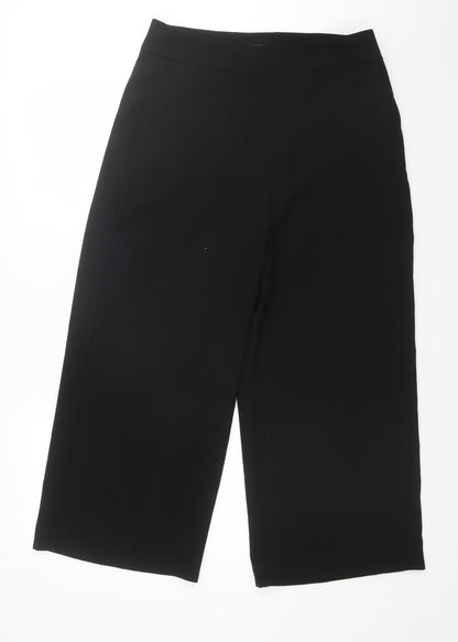 Womens UK Size 14 Marks and Spencer Regular Fit Dress Pants Black Trousers