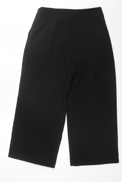 Womens UK Size 14 Marks and Spencer Regular Fit Dress Pants Black Trousers