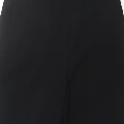 Womens UK Size 14 Marks and Spencer Regular Fit Dress Pants Black Trousers