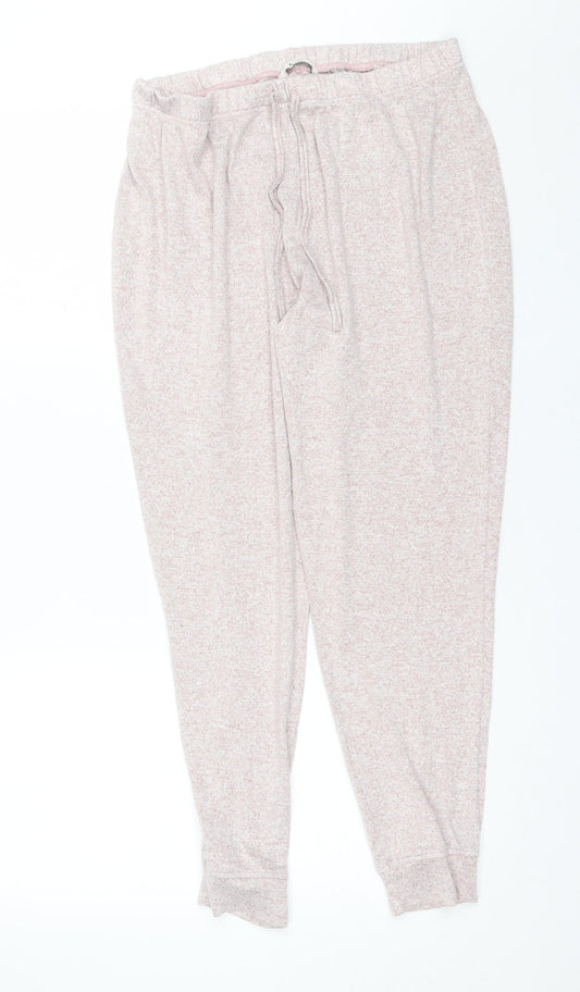 TU Womens Pink  Polyester Snow Pants Trousers Size 16 L26 in Regular