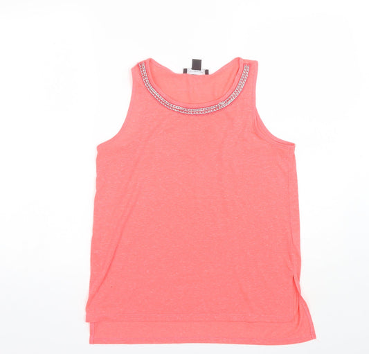 Womens UK Size 8 Atmosphere Pink Basic Tank