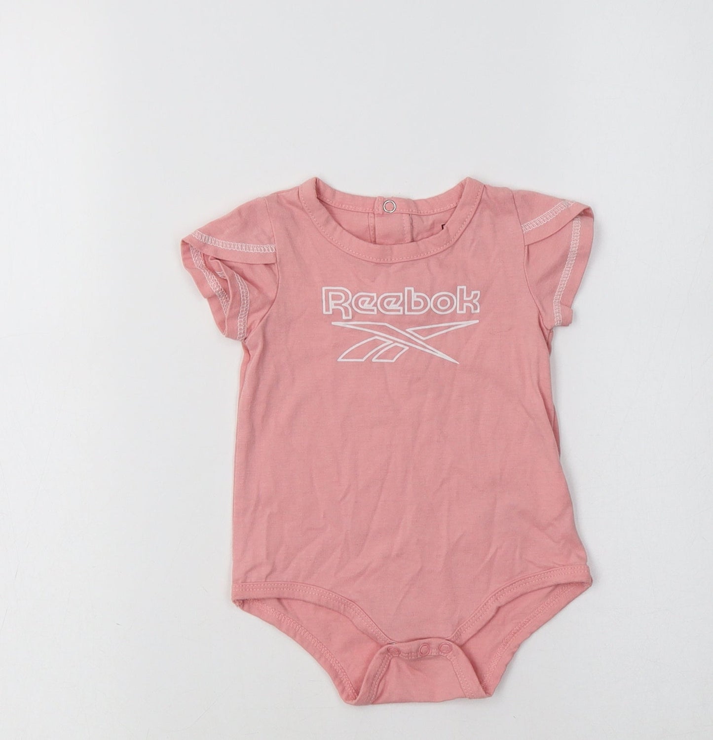 Reebok Baby Pink  Cotton Romper One-Piece Size 6-9 Months