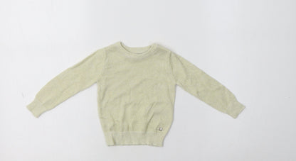 Aygey Baby Gold  Viscose Pullover Jumper Size 6-9 Months