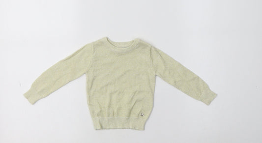 Aygey Baby Gold  Viscose Pullover Jumper Size 6-9 Months
