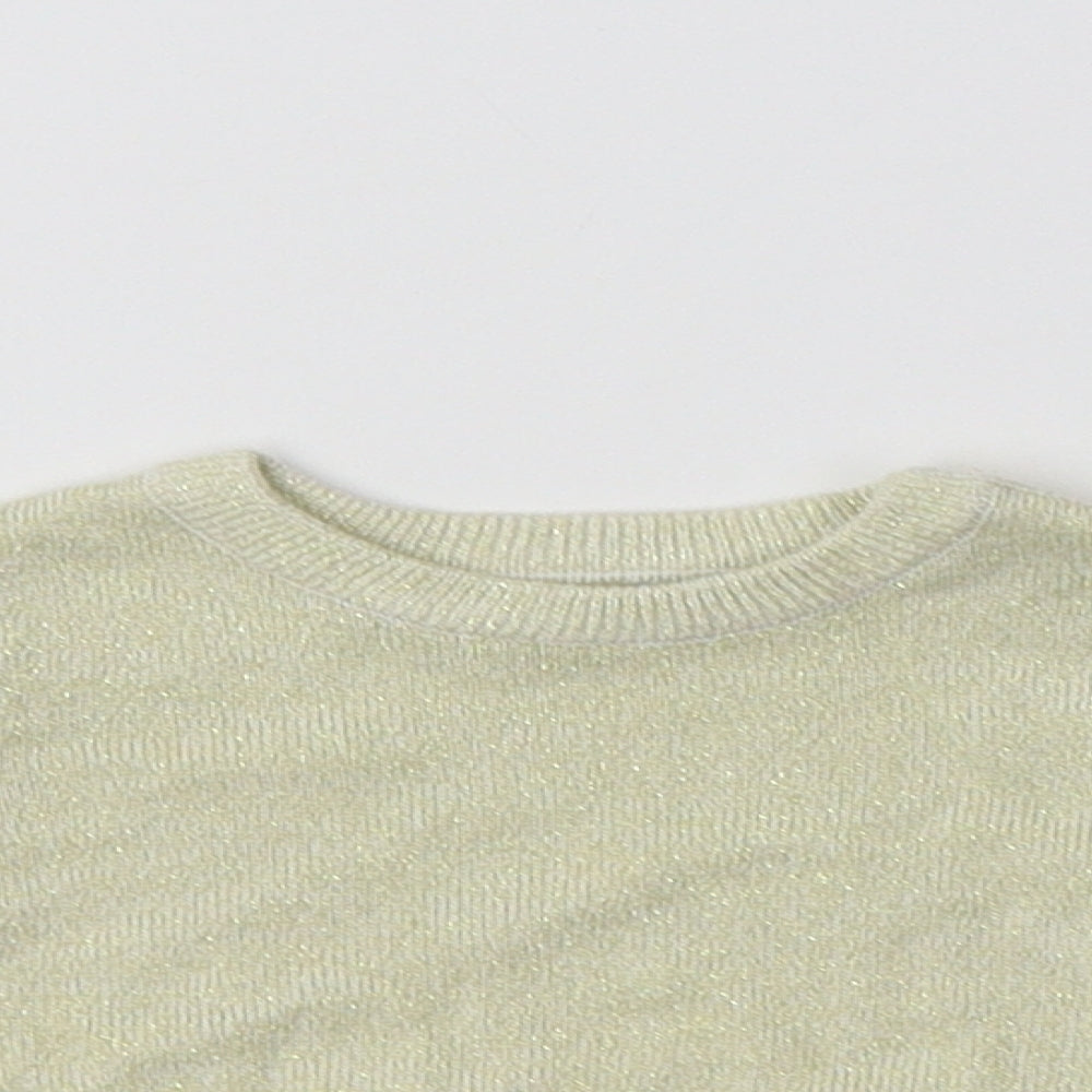 Aygey Baby Gold  Viscose Pullover Jumper Size 6-9 Months