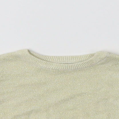 Aygey Baby Gold  Viscose Pullover Jumper Size 6-9 Months
