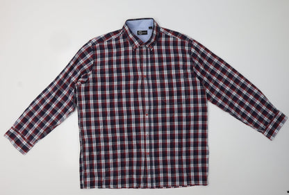 Mens UK Size XL Carabou Multicoloured  Button-Up Long Sleeve Casual Shirt