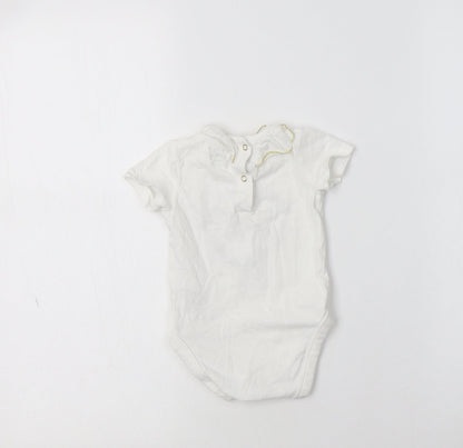 River Island  White  Cotton Romper One-Piece Size 6-9 Months   - Lovely